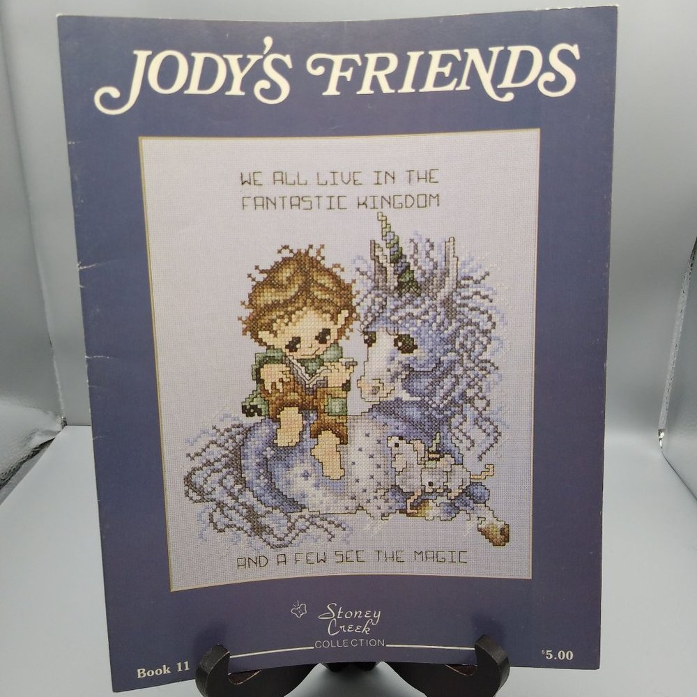 Vintage Cross Stitch Patterns, Jody's Friends, 1985 Stoney Creek Collection Book